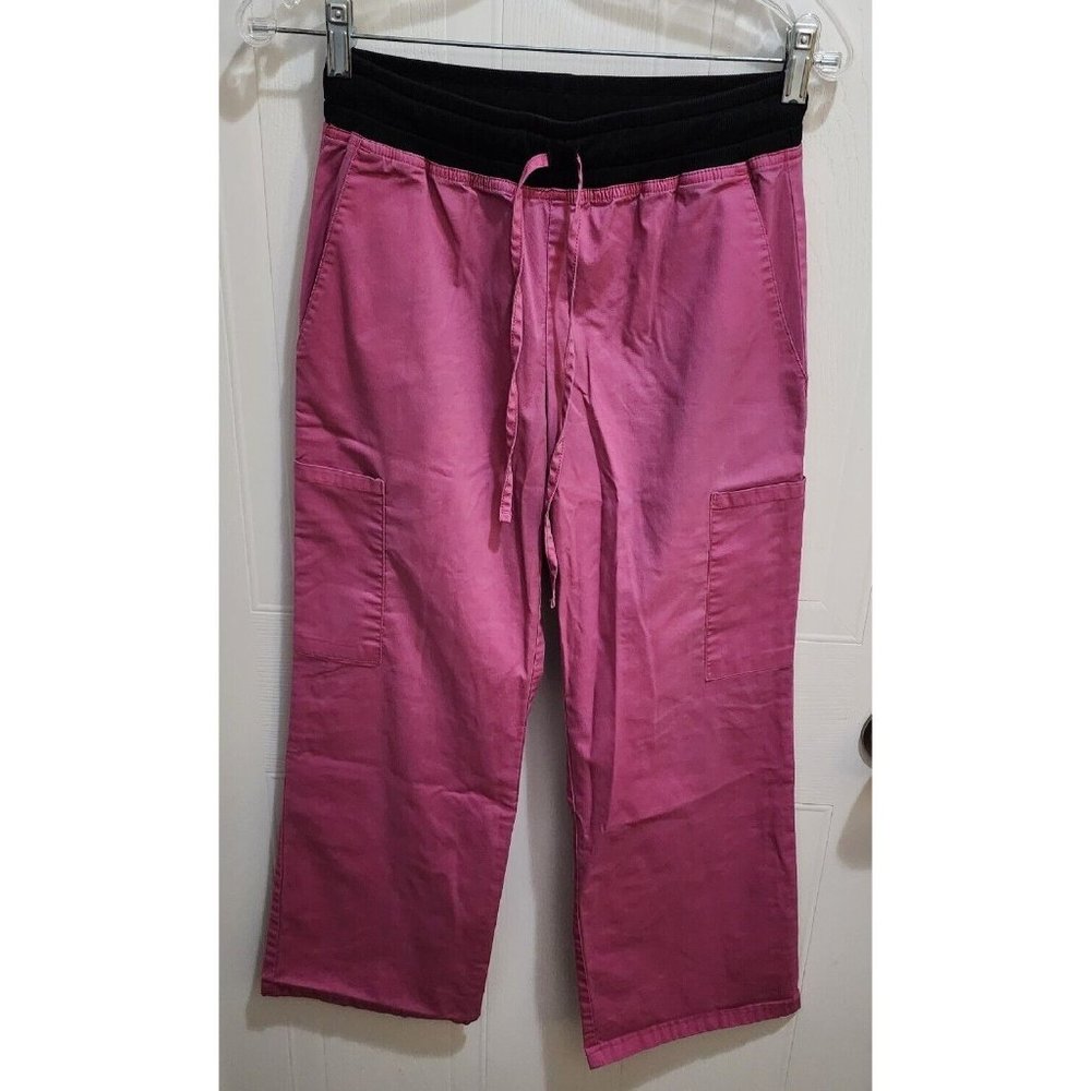 Scrubstar Women's Scrub Pants Bottoms Style 97142 Shocking Pink Size XS Stretch